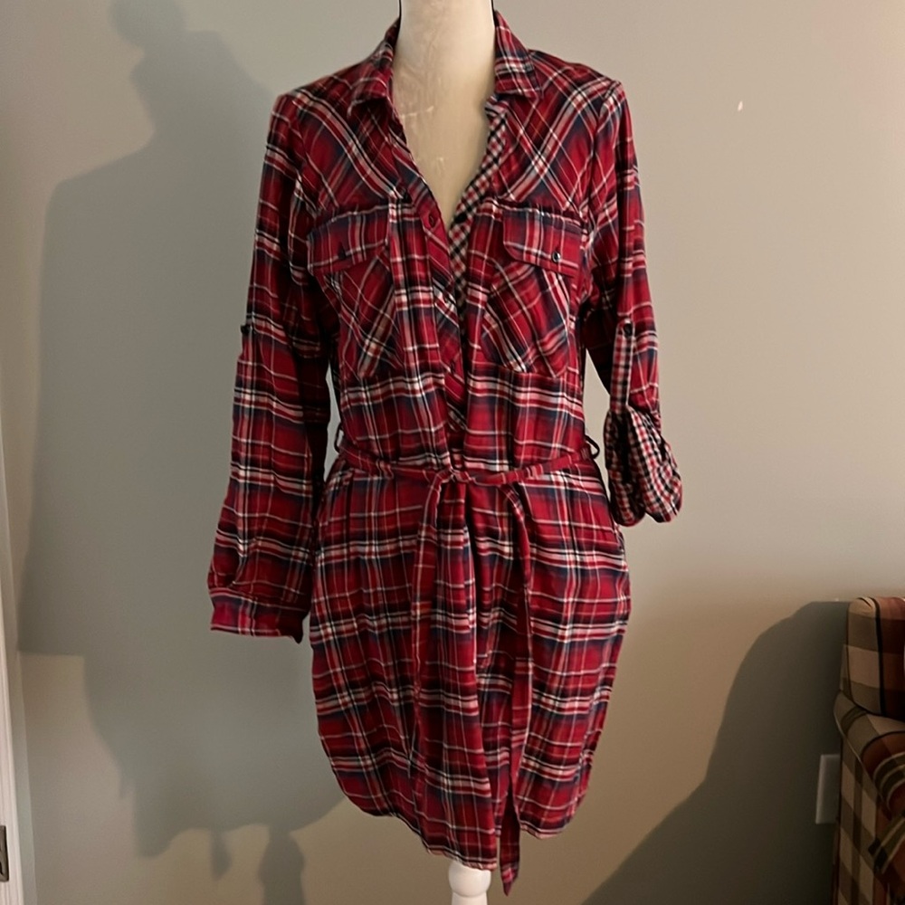 Vestique Plaid Dress NWOT